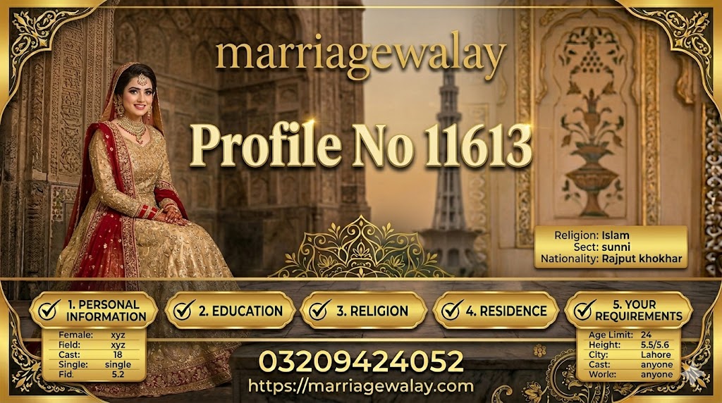 Female Rishta in Lahore