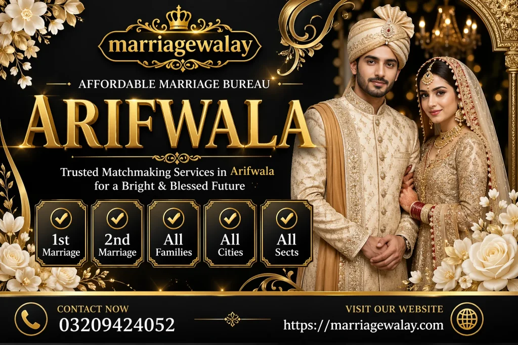 Marriage Bureau Arifwala