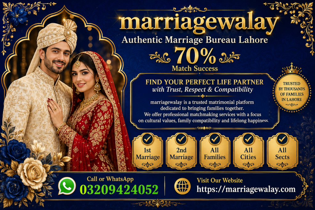 Marriage Bureau Lahore