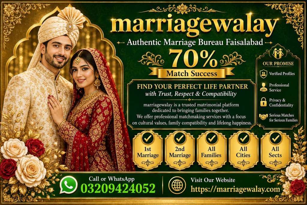 Marriage Bureau Faisalabad