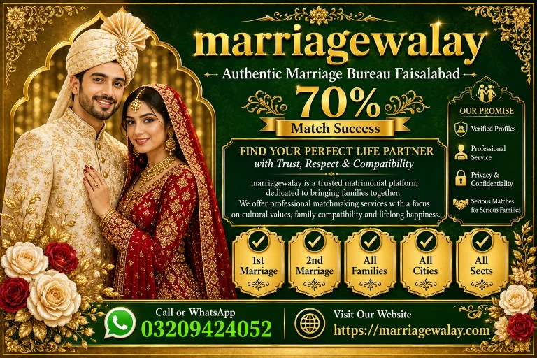 Marriage Bureau Faisalabad