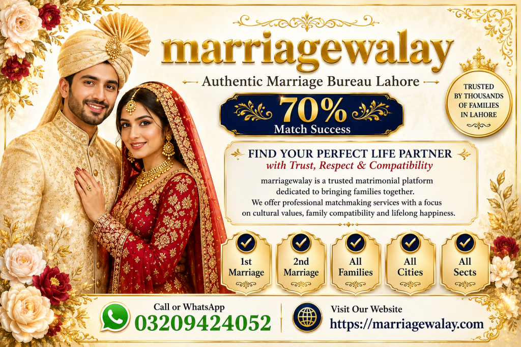 Marriage Bureau Lahore
