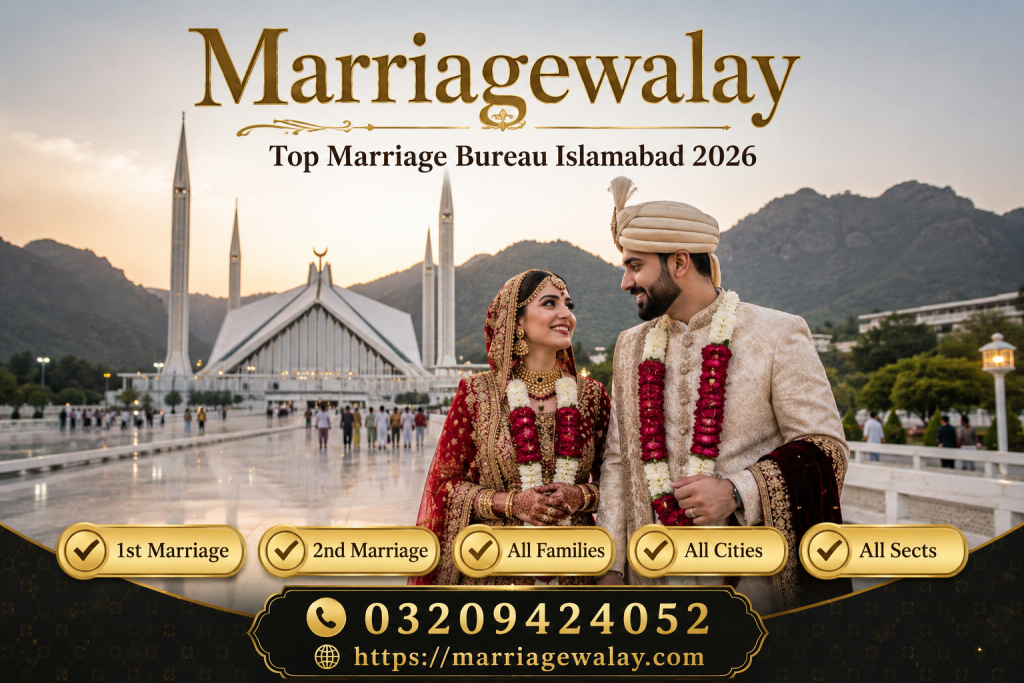 Top Marriage Bureau Islamabad 2026