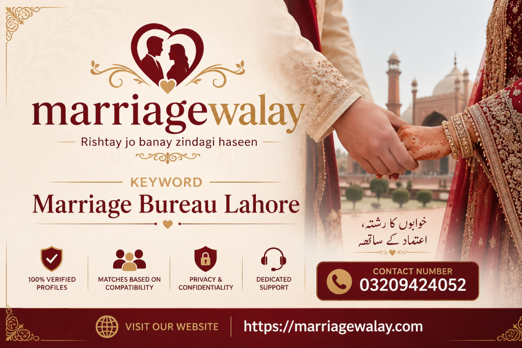 Marriage Bureau Lahore 