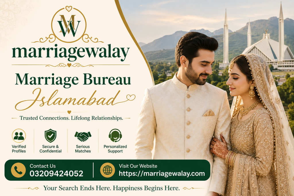 Marriage Bureau Islamabad 2026
